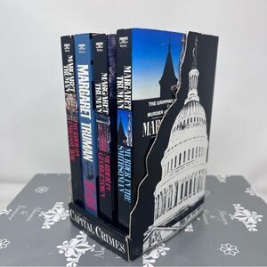 1980’s Margaret Truman Capital Crimes Book Set Vintage National Bestseller
